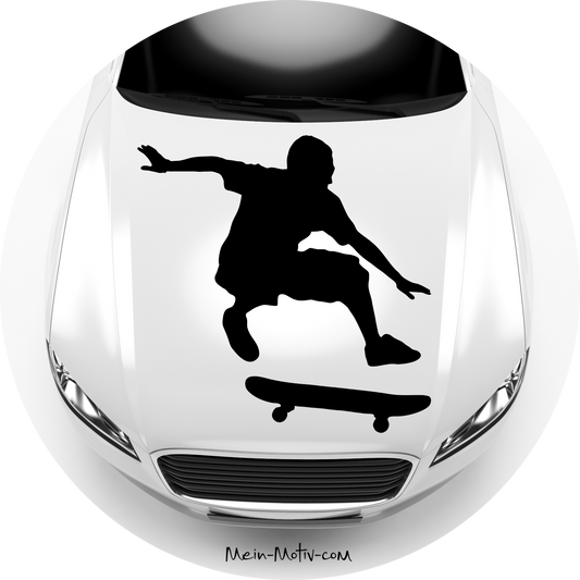 Autoaufkleber Skater Silhouette
