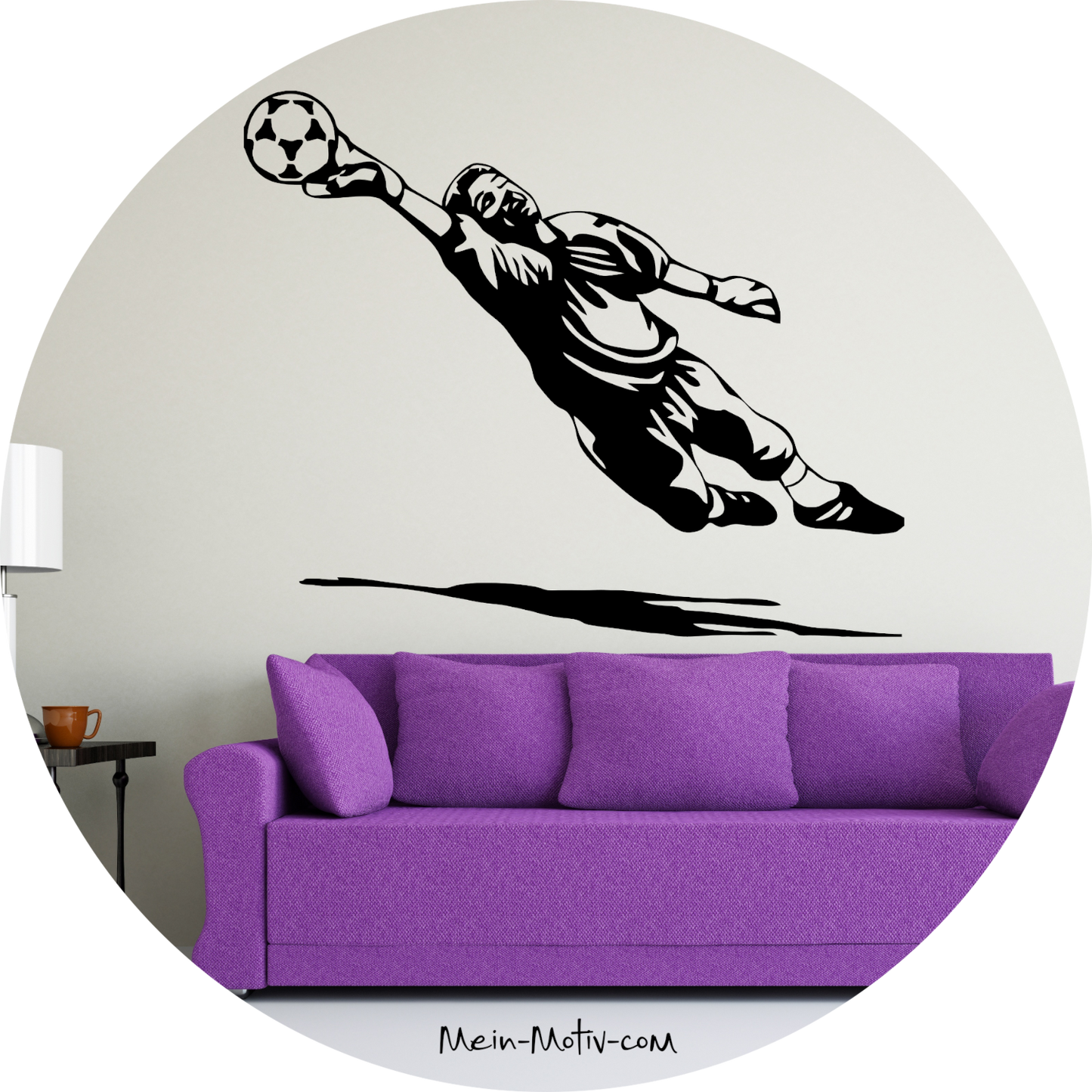 Wandtattoo Fussball Torwart