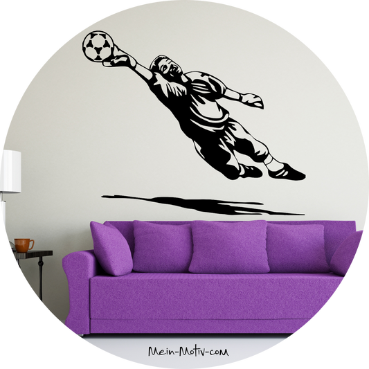 Wandtattoo Fussball Torwart
