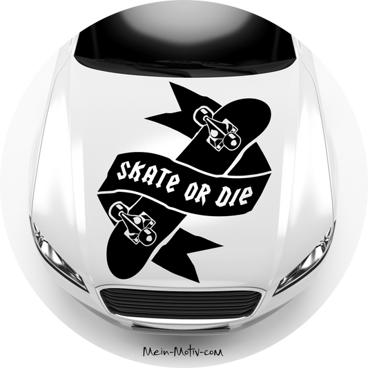 Autoaufkleber Skate or Die