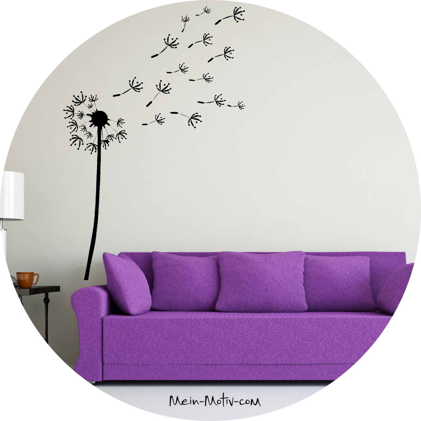 Wandtattoo Pusteblume