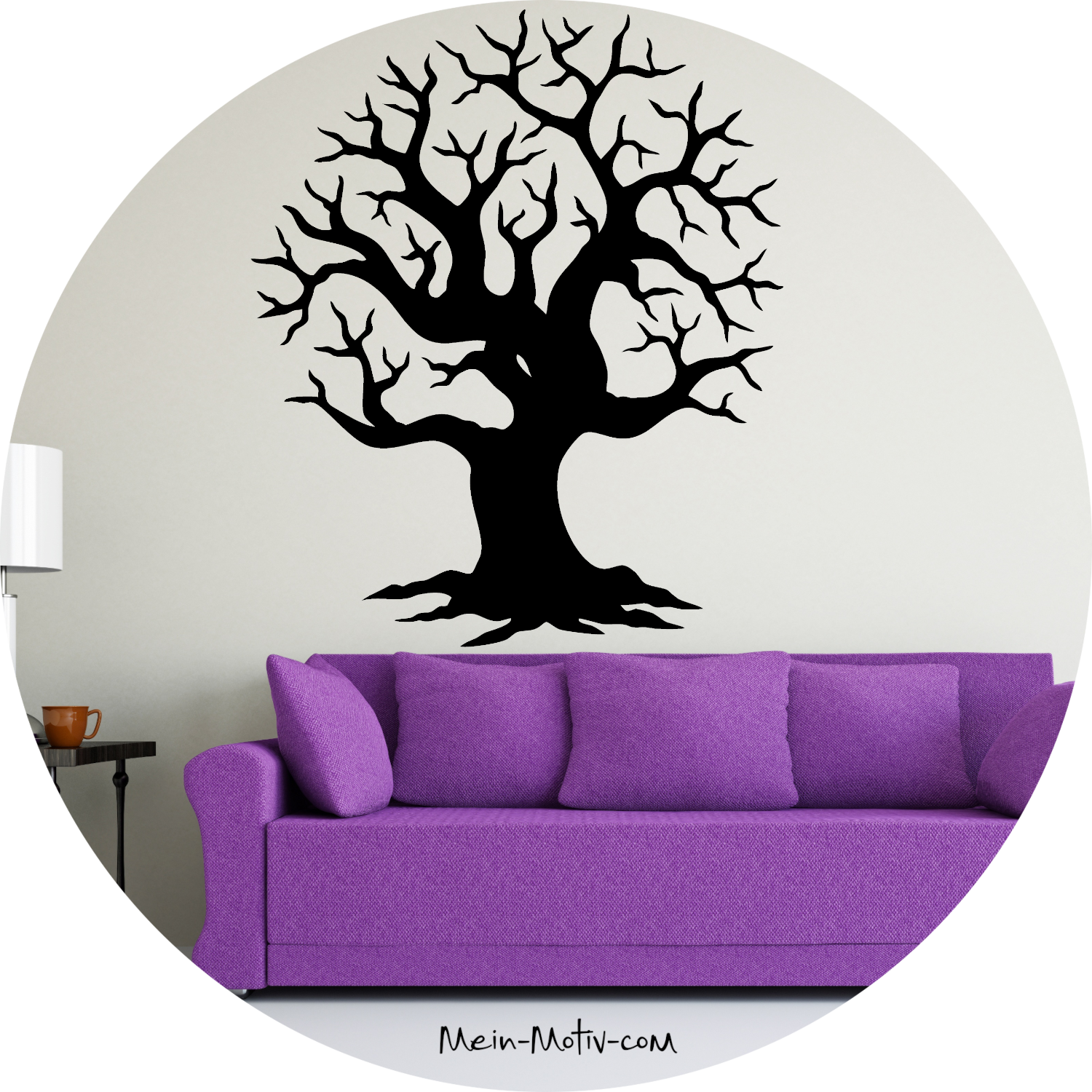 Wandtattoo Baum ohne Blätter