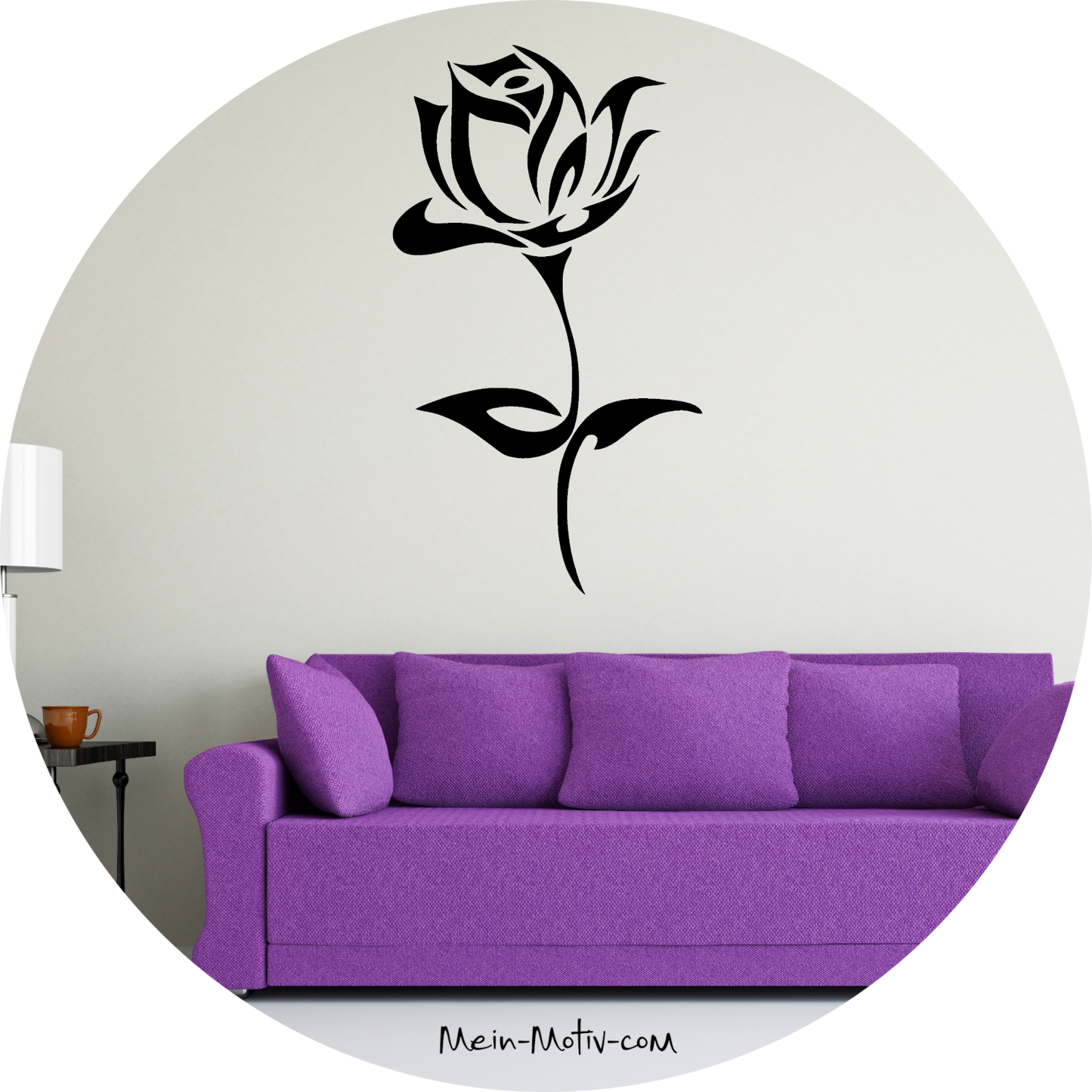 Wandtattoo Rose