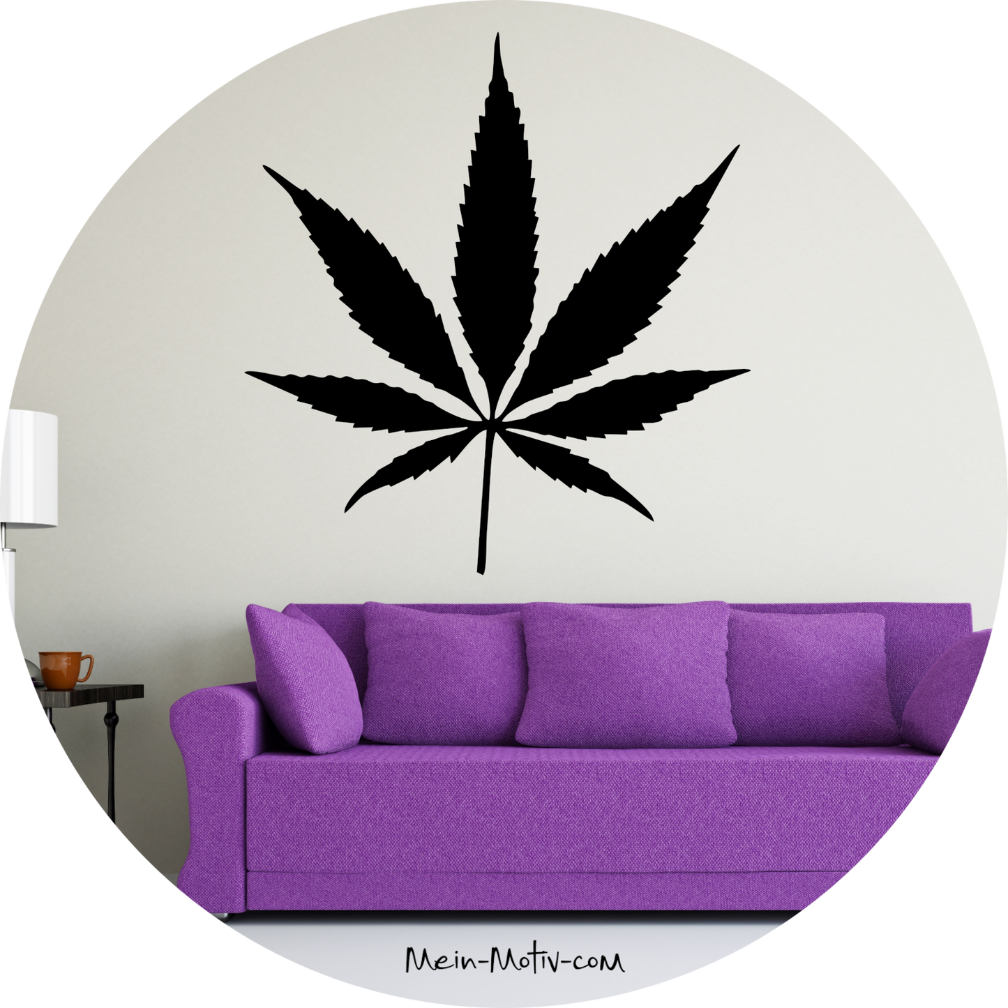 Wandtattoo Cannabis