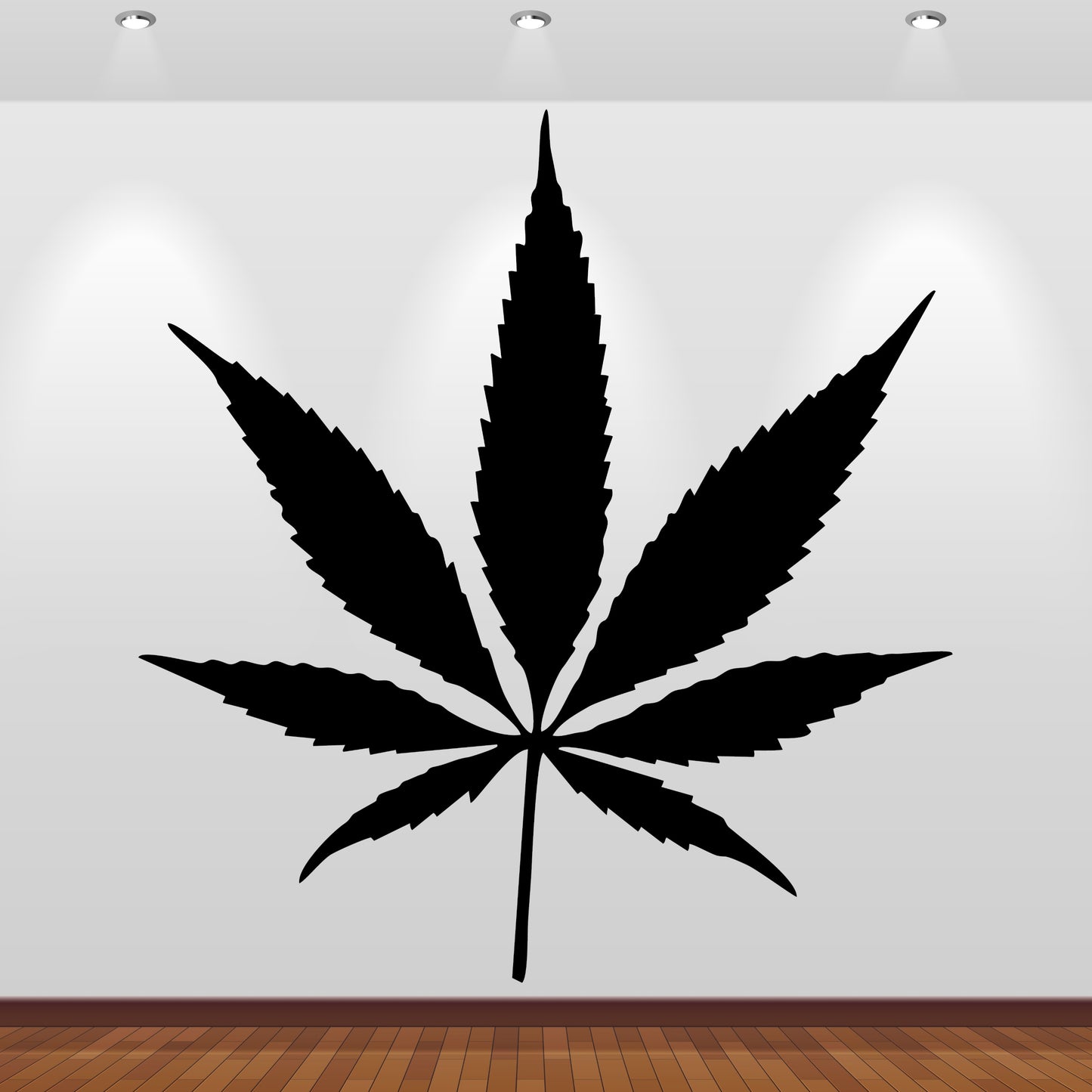 Wandtattoo Cannabis