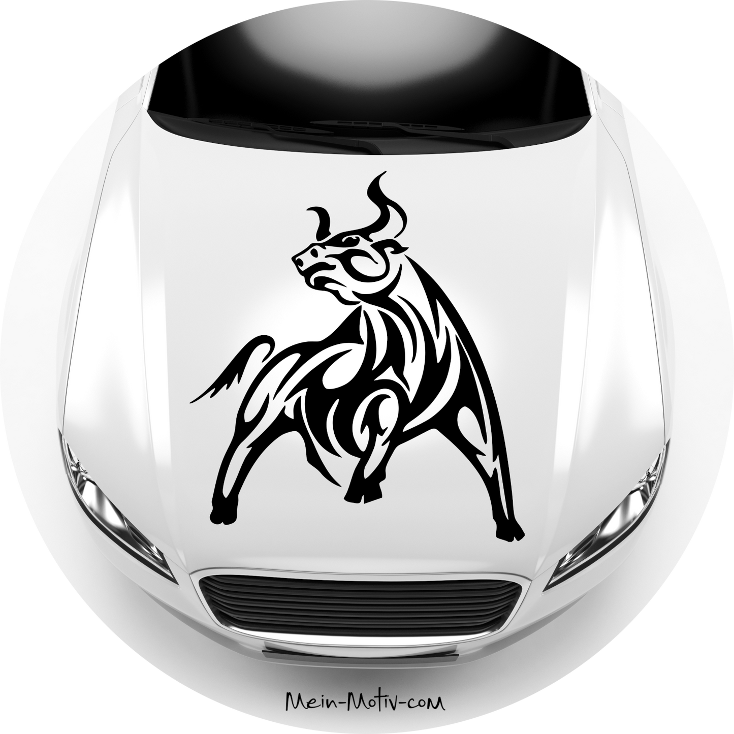Autoaufkleber Stier Tribal