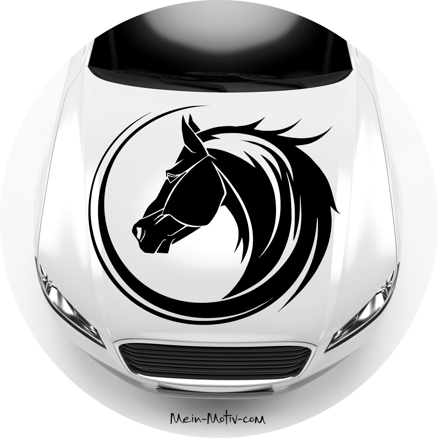 Autoaufkleber Pferd Tribal
