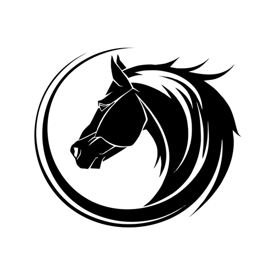 Autoaufkleber Pferd Tribal