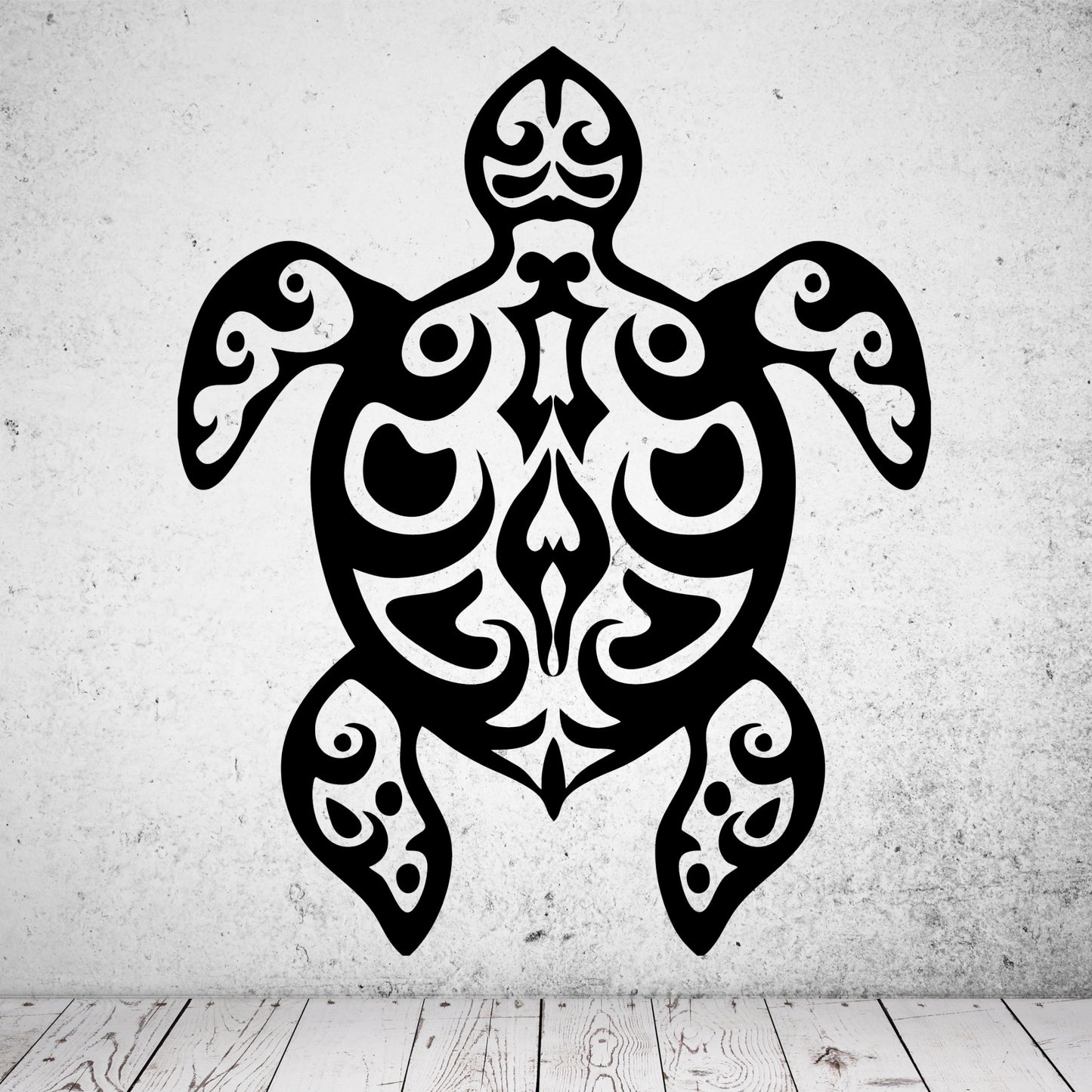 Wandtattoo Tribal Turtle