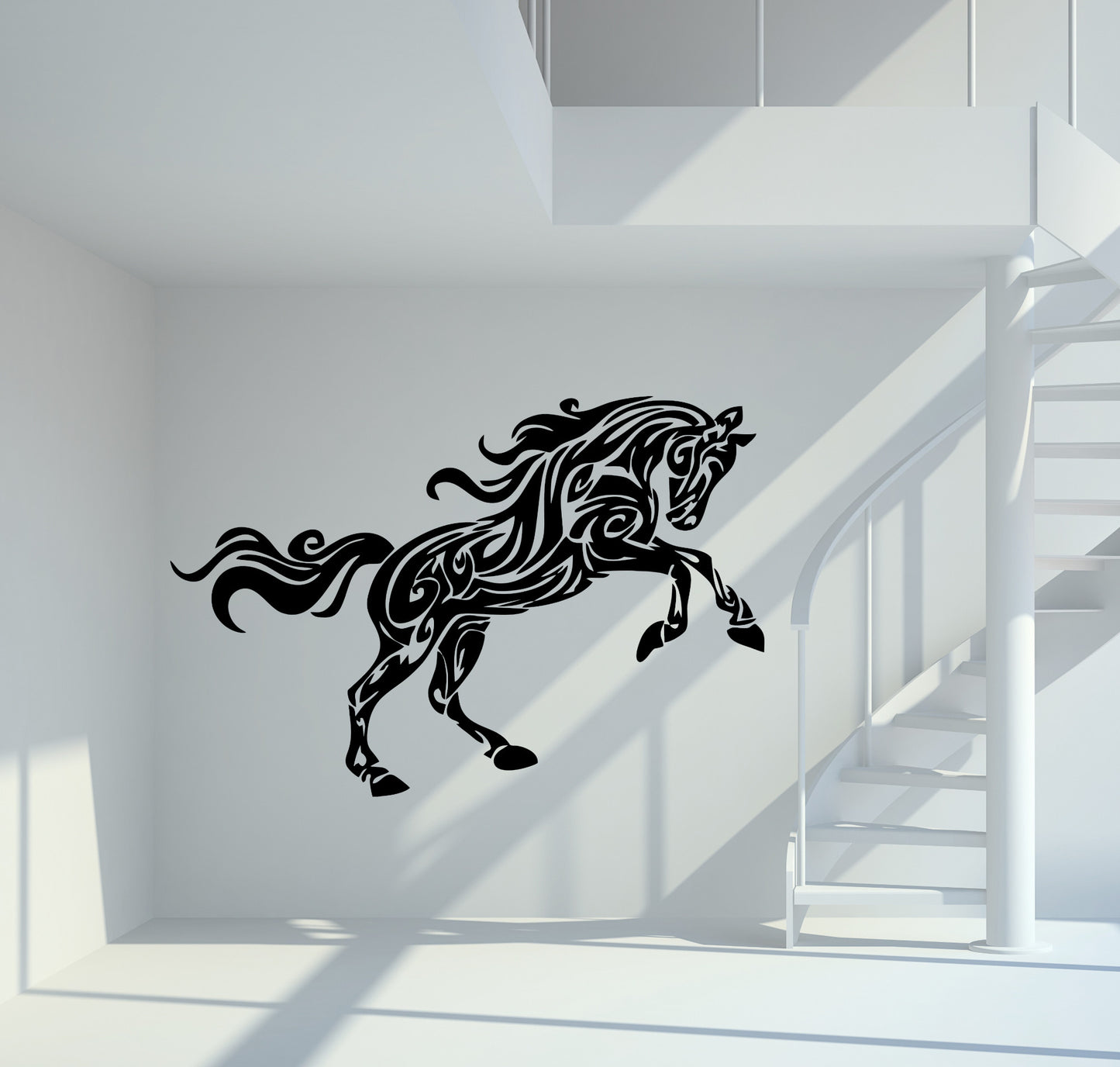 Wandtattoo Tribal Pferd