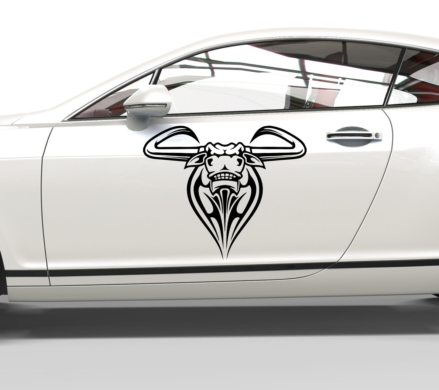 Autoaufkleber Texas Longhorn Rind