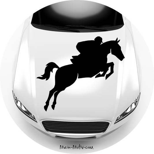Autoaufkleber Rennpferd