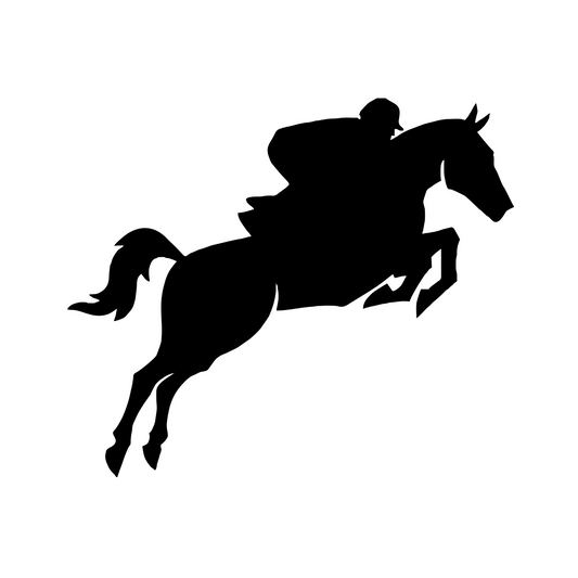 Wandtattoo Rennpferd