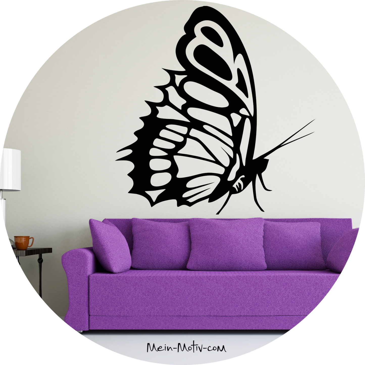 Wandtattoo Schmetterling