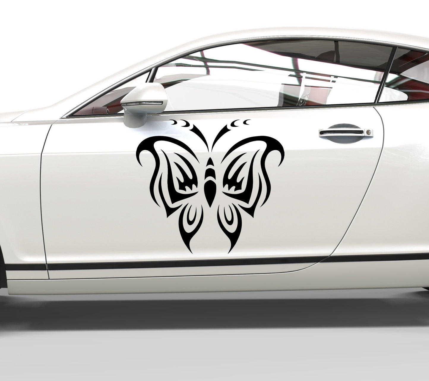 Autoaufkleber Schmetterling Tribal