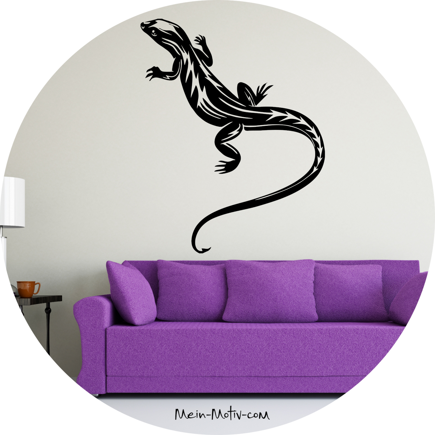 Wandtattoo Eidechse