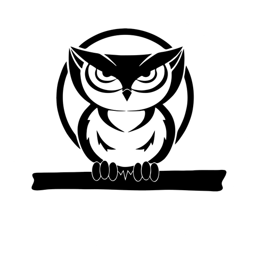 Wandtattoo Böse Eule