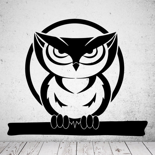 Wandtattoo Böse Eule