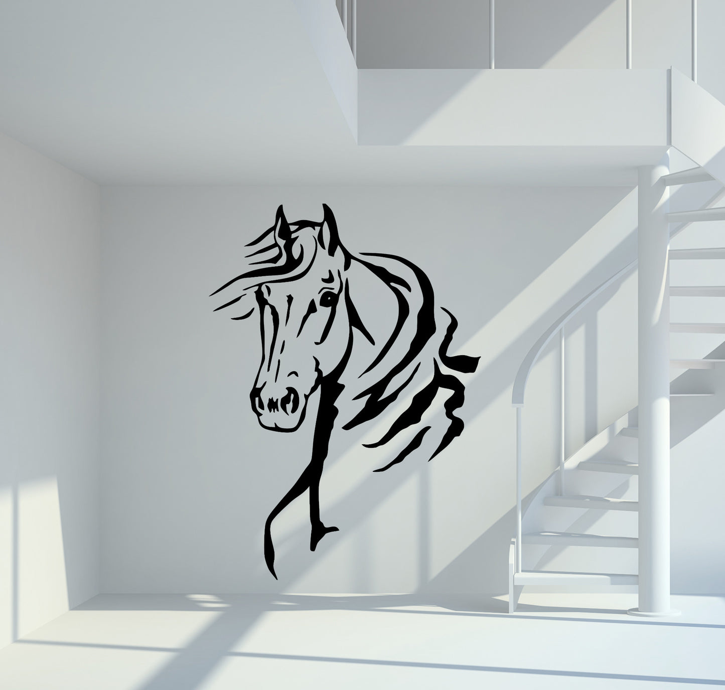 Wandtattoo Pferd im Wind
