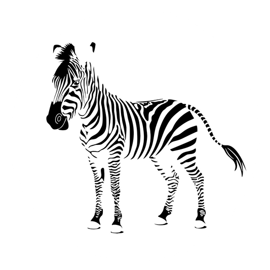 Autoaufkleber Zebra