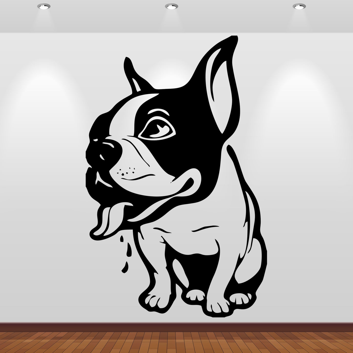 Wandtattoo Französische Bulldogge