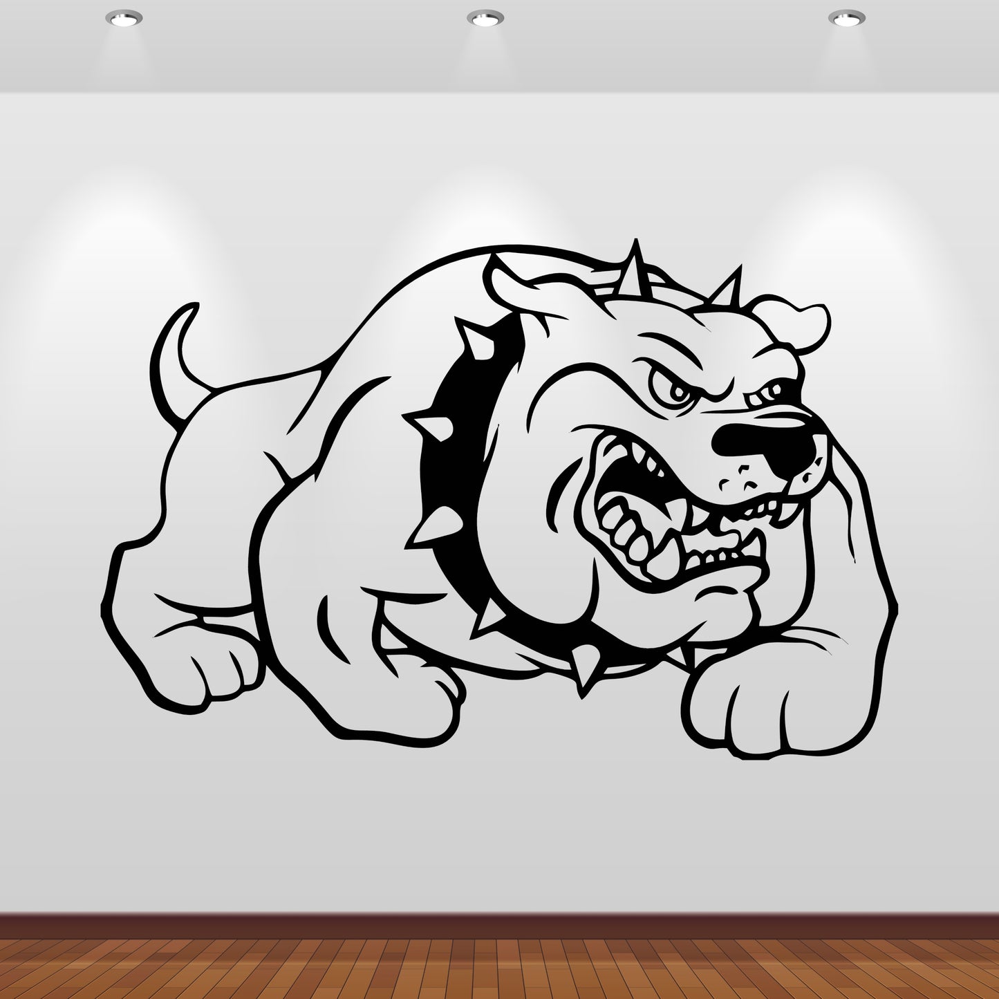 Wandtattoo Bulldogge