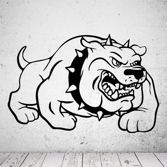 Wandtattoo Bulldogge