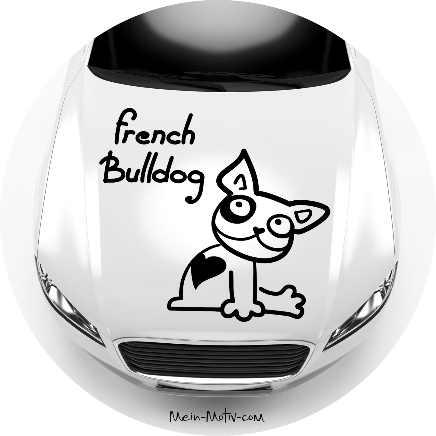 Autoaufkleber French Bulldog
