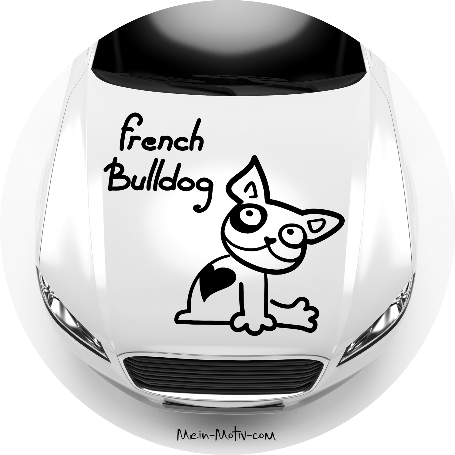 Autoaufkleber French Bulldog