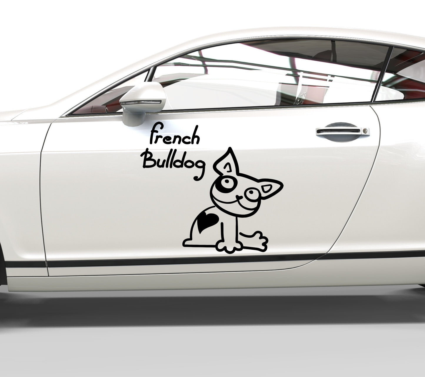 Autoaufkleber French Bulldog
