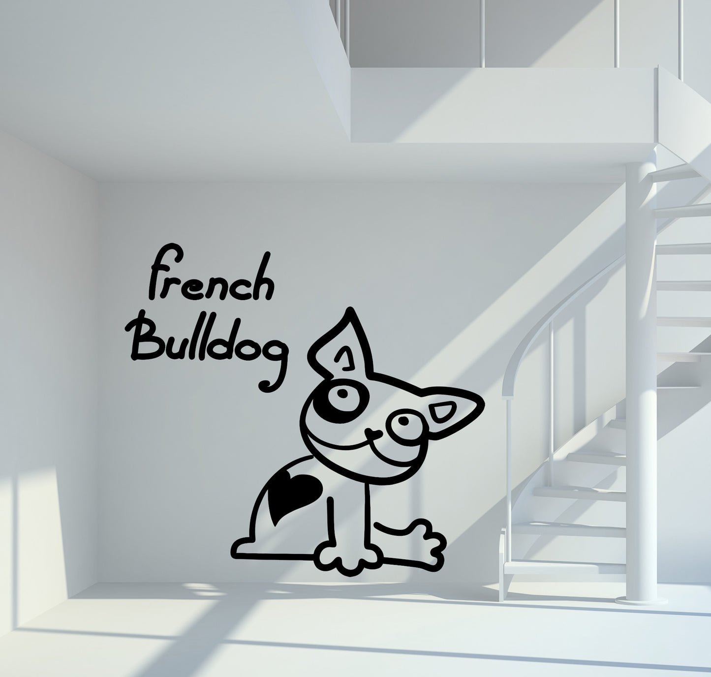 Wandtattoo French Bulldog