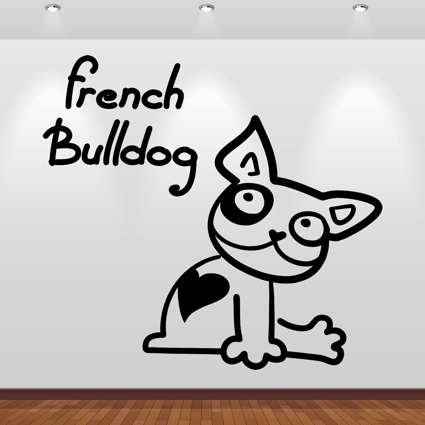 Wandtattoo French Bulldog