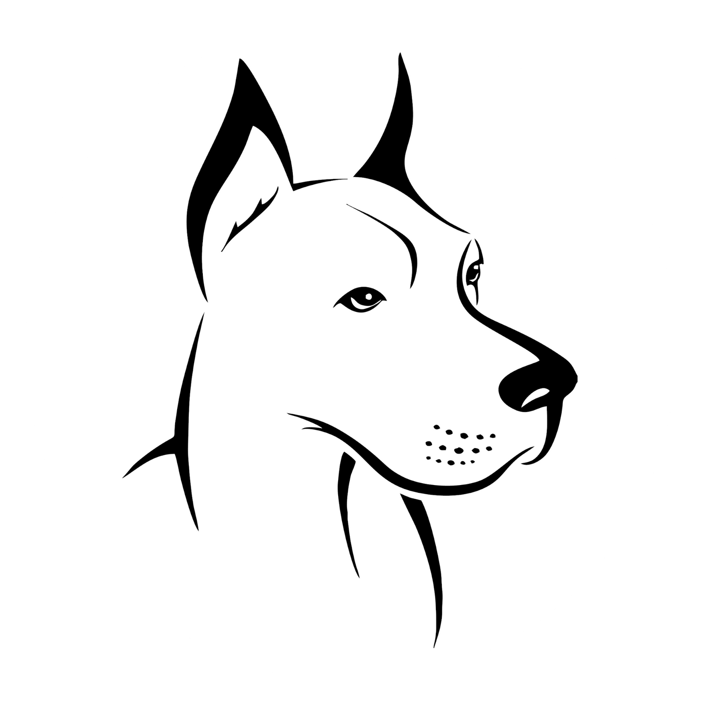 Autoaufkleber Deutsche Dogge