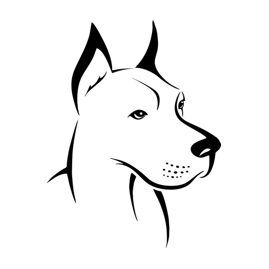 Wandtattoo Deutsche Dogge