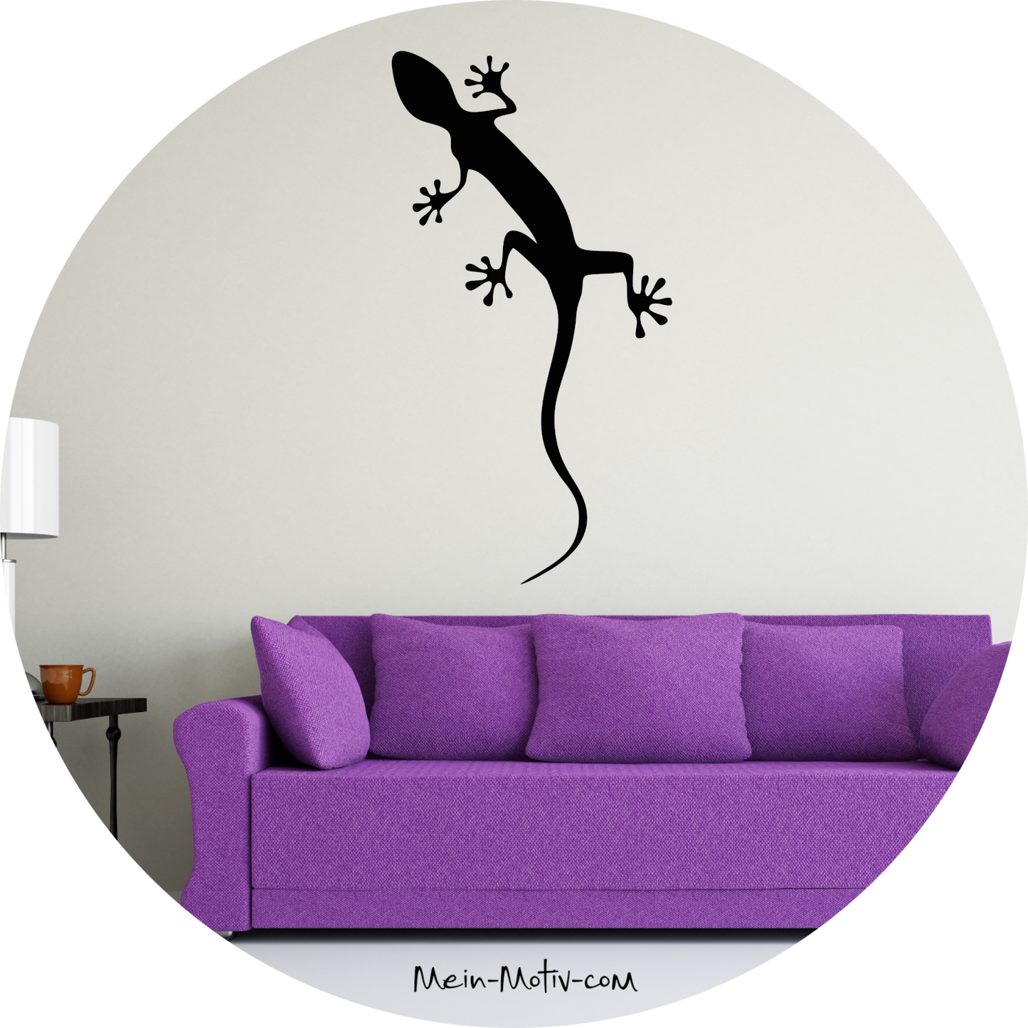 Wandtattoo Gecko