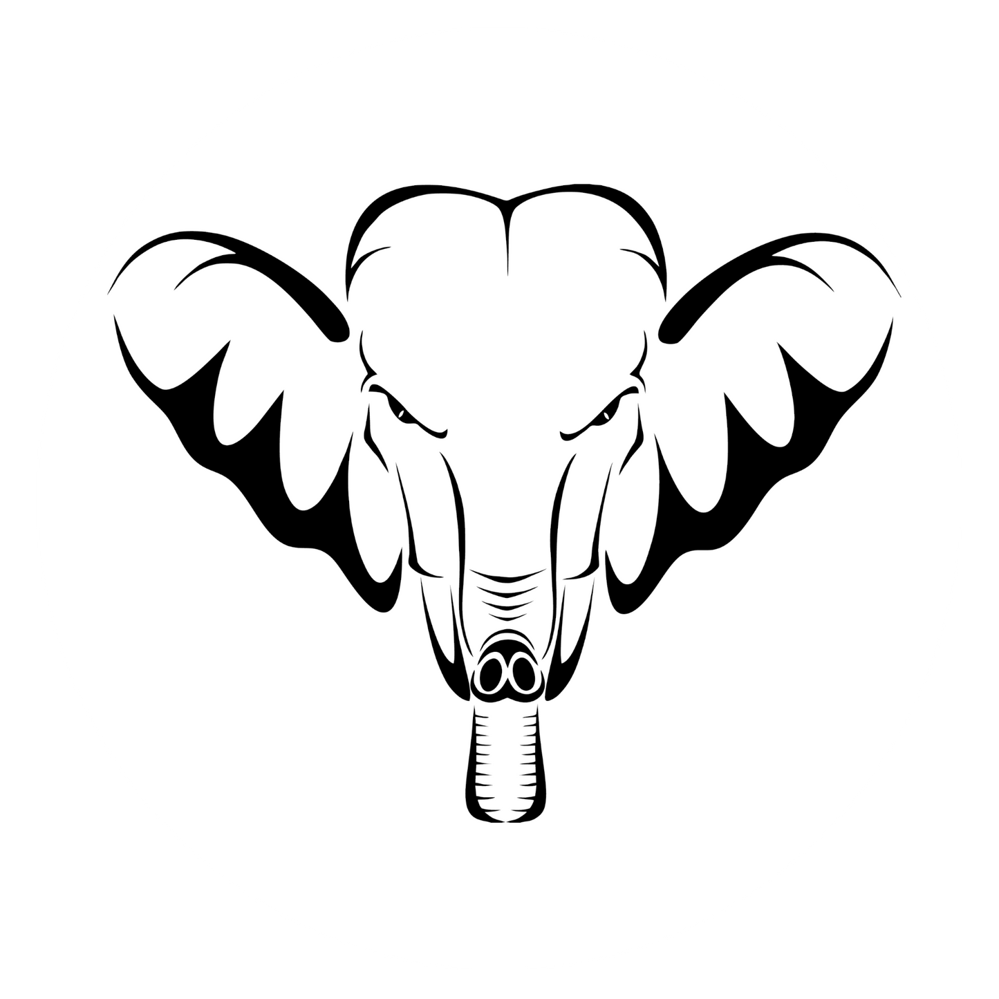 Wandtattoo Böser Elefant