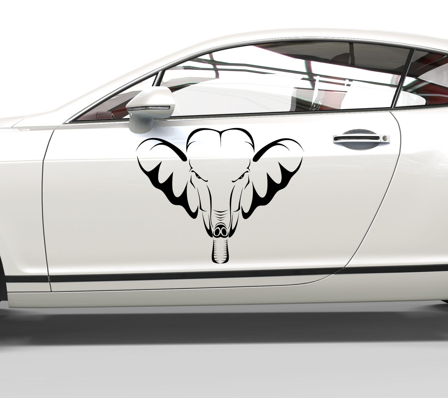 Autoaufkleber Böser Elefant