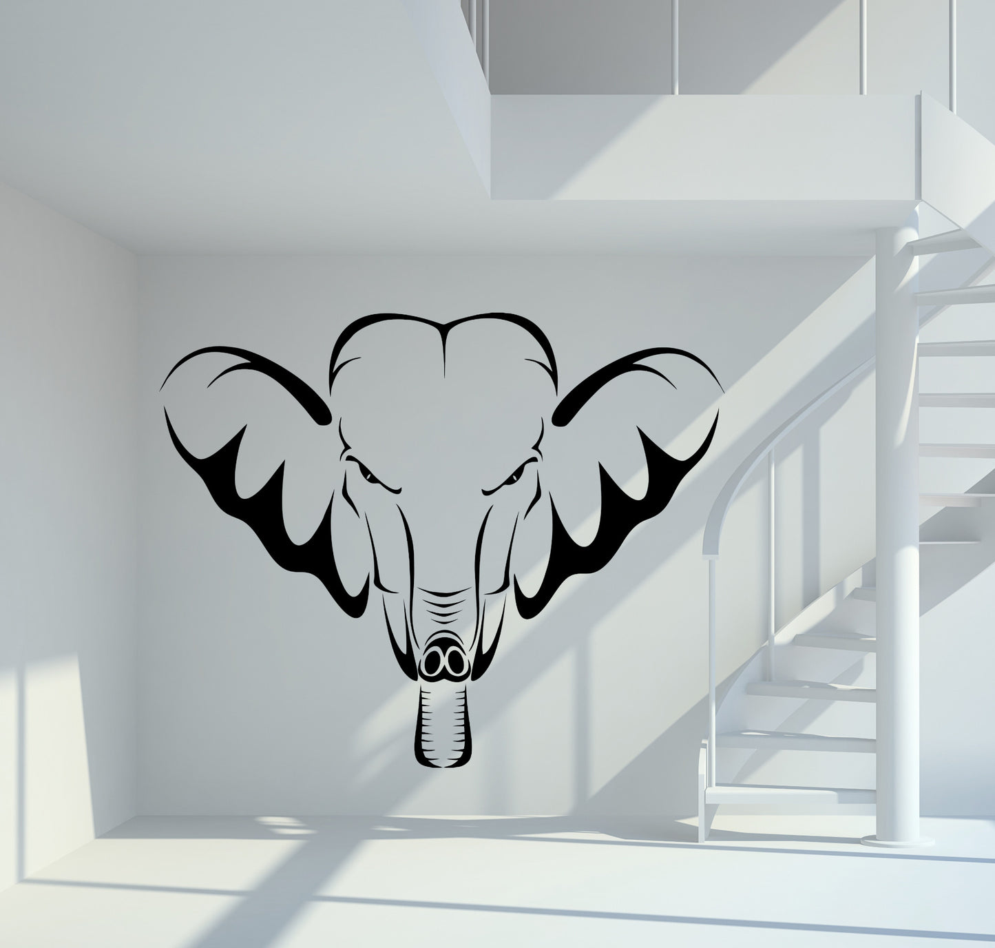 Wandtattoo Böser Elefant