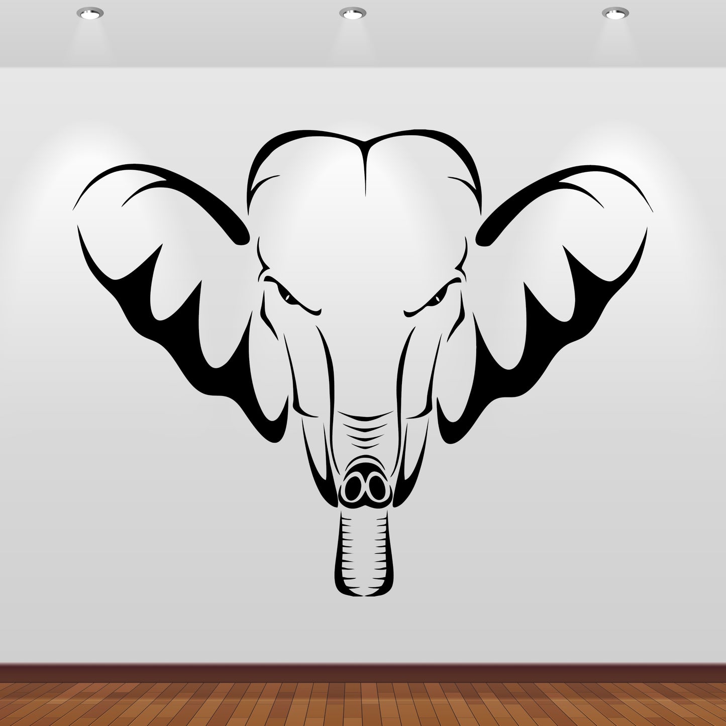 Wandtattoo Böser Elefant