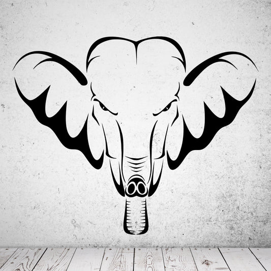 Wandtattoo Böser Elefant