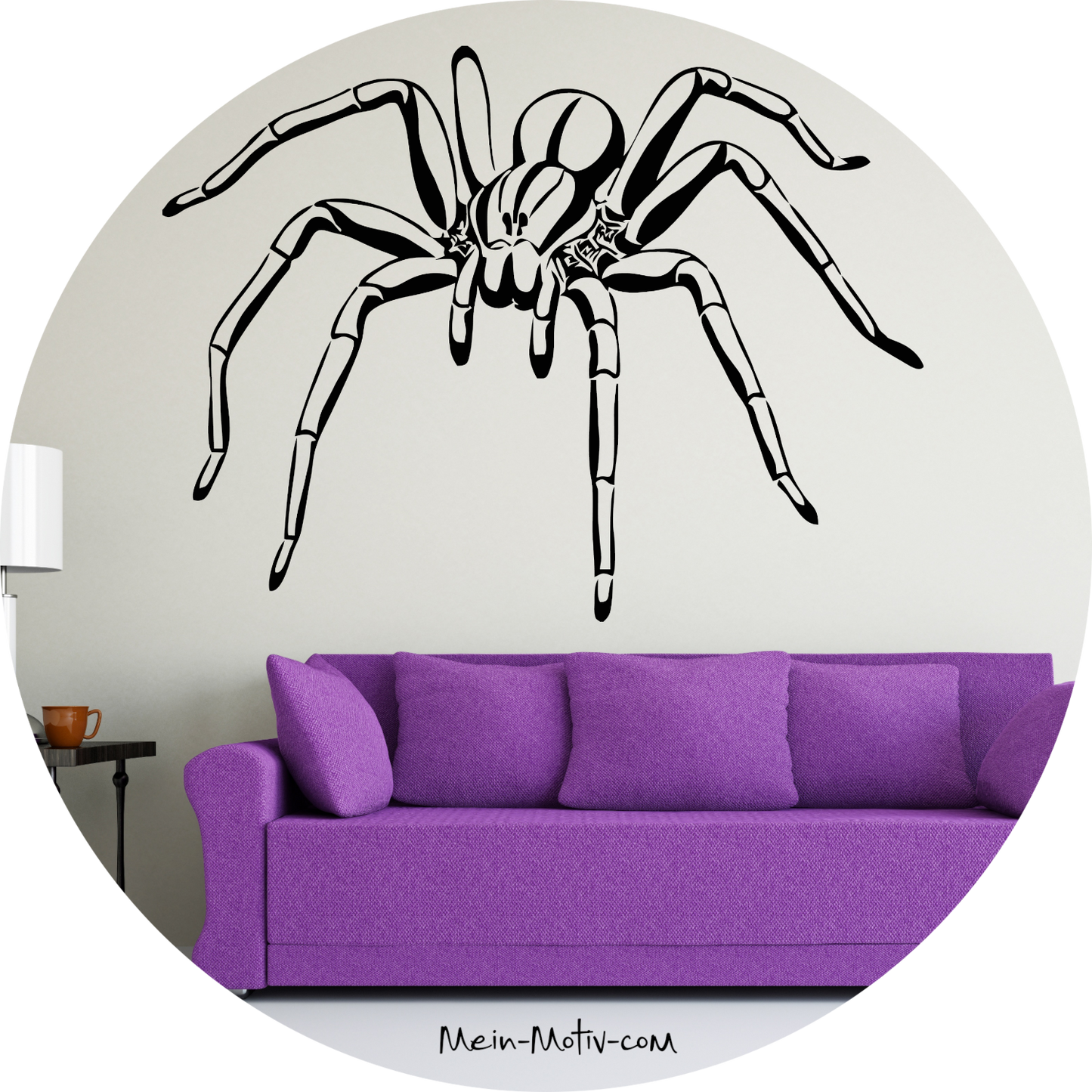 Wandtattoo Spinne
