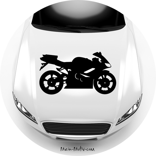 Autoaufkleber Motorrad