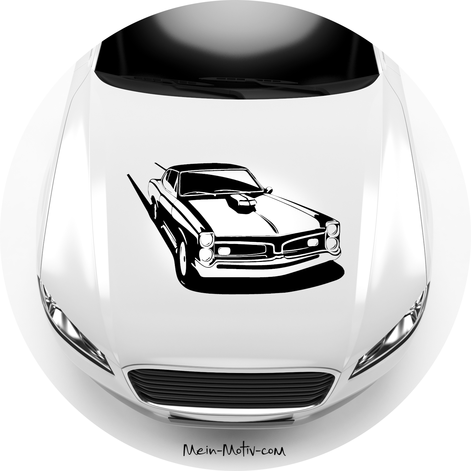 Autoaufkleber Pontiac GTO 1966