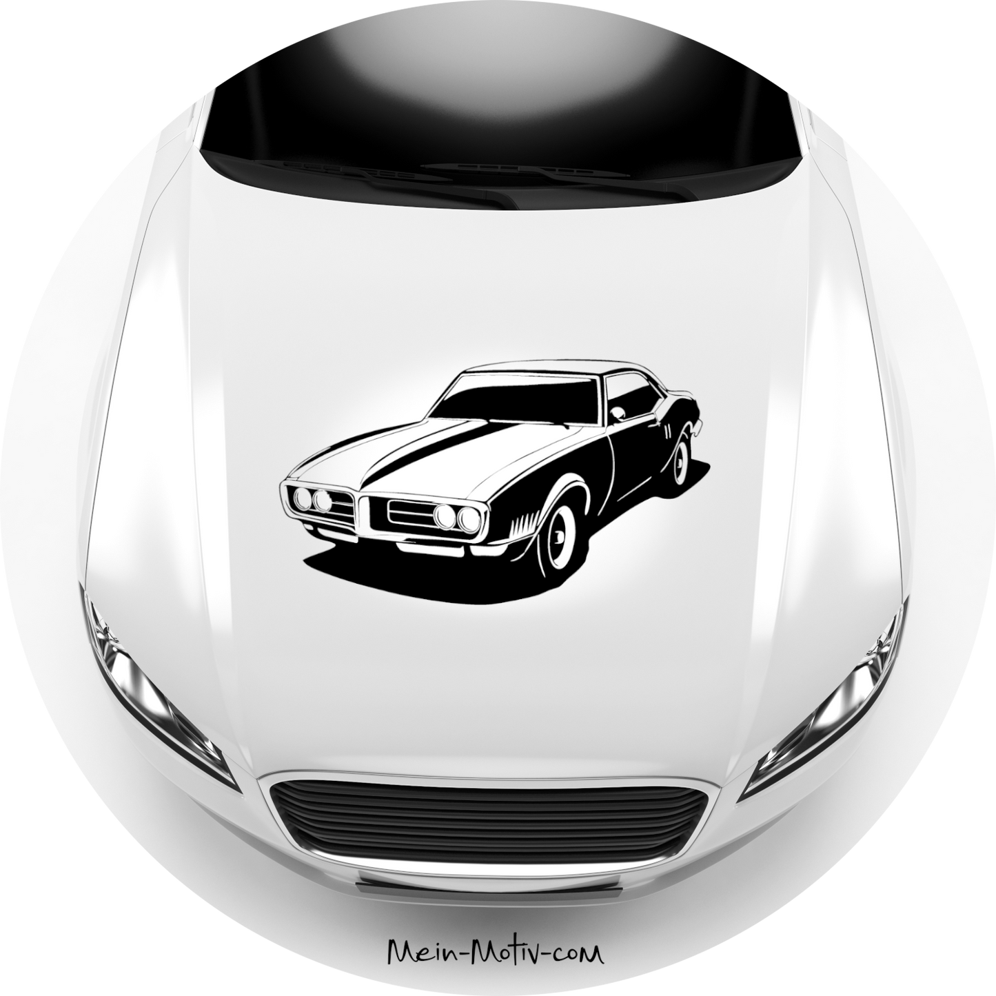 Autoaufkleber Pontiac Firebird 1968