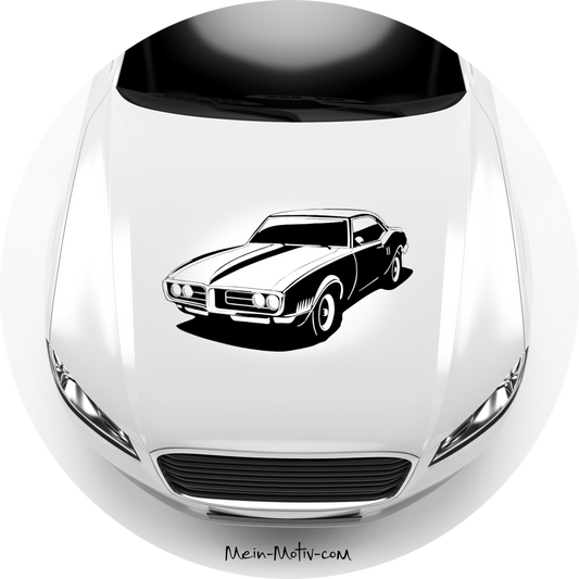 Autoaufkleber Pontiac Firebird 1968