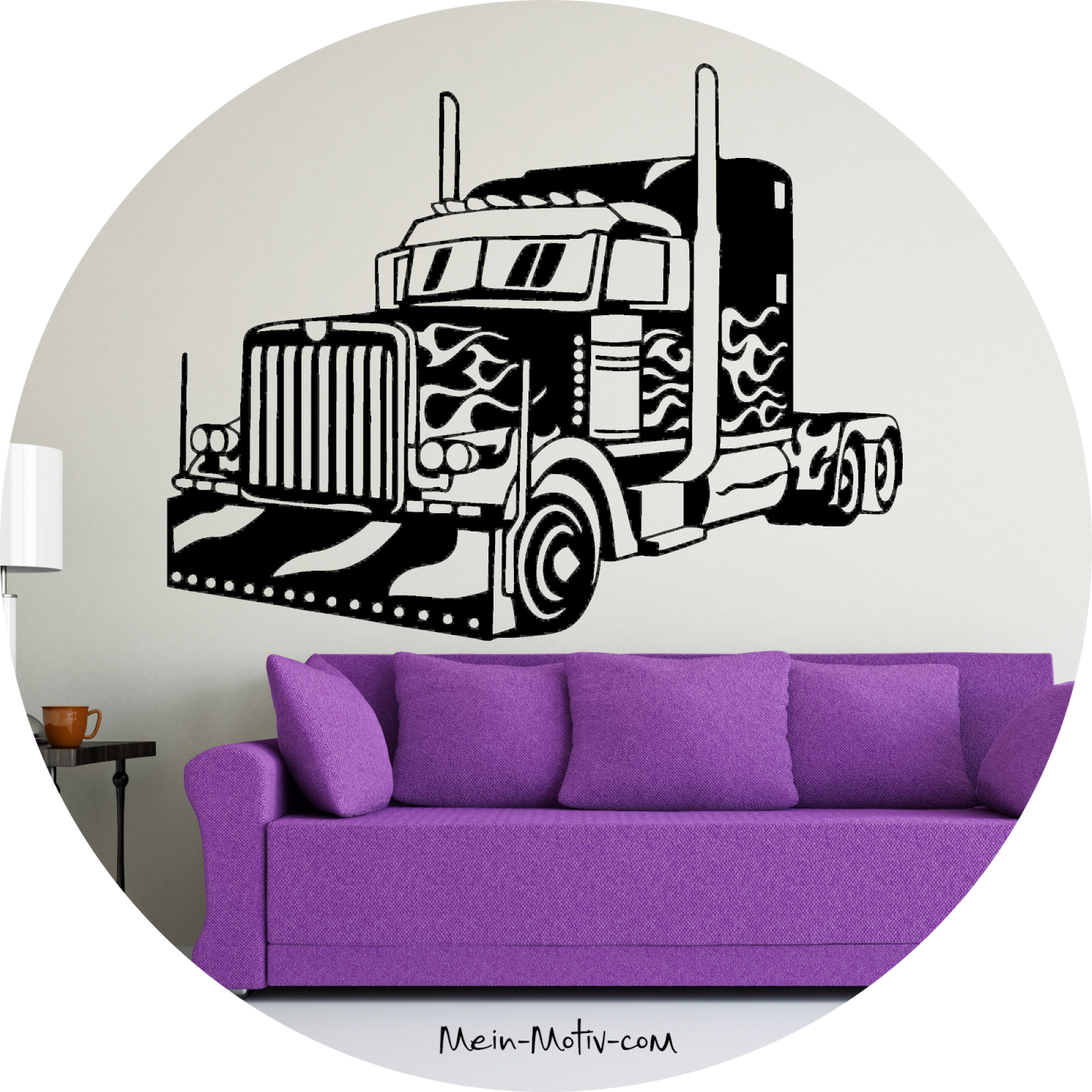 Wandtattoo US-Truck