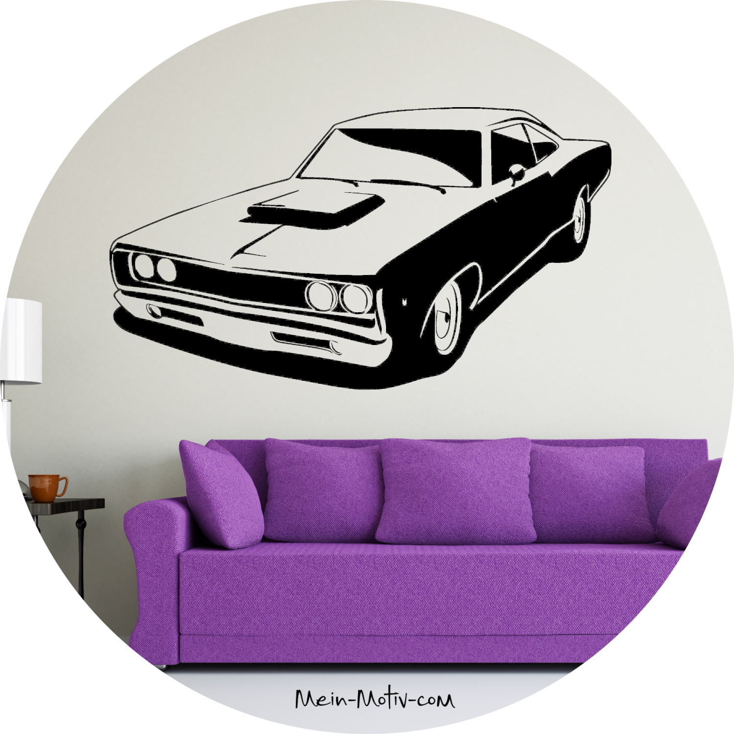 Wandtattoo 1968 Dodge Charger Muscle Car