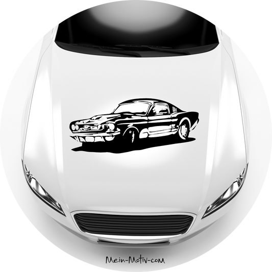 Autoaufkleber Ford Mustang 1964