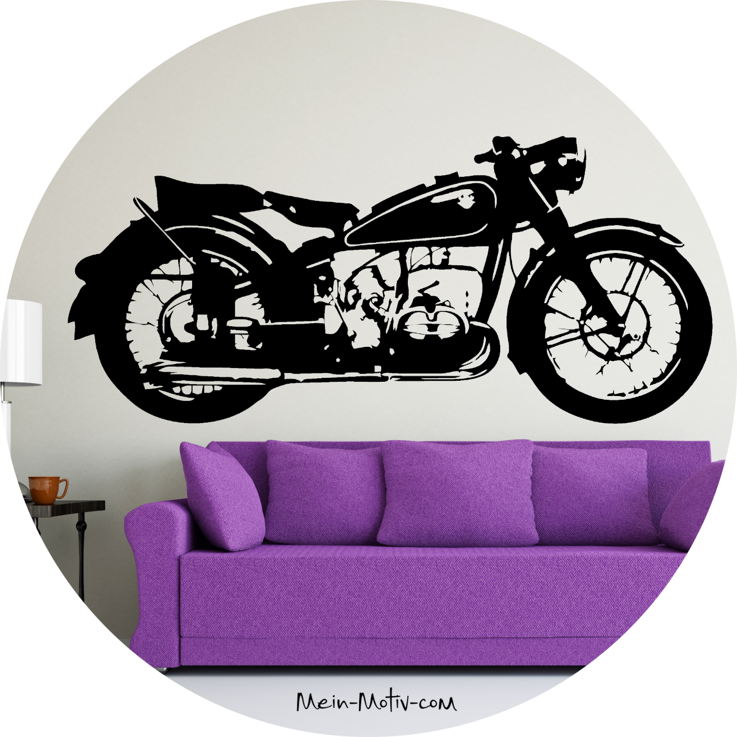 Wandtattoo BMW R68 von 1953