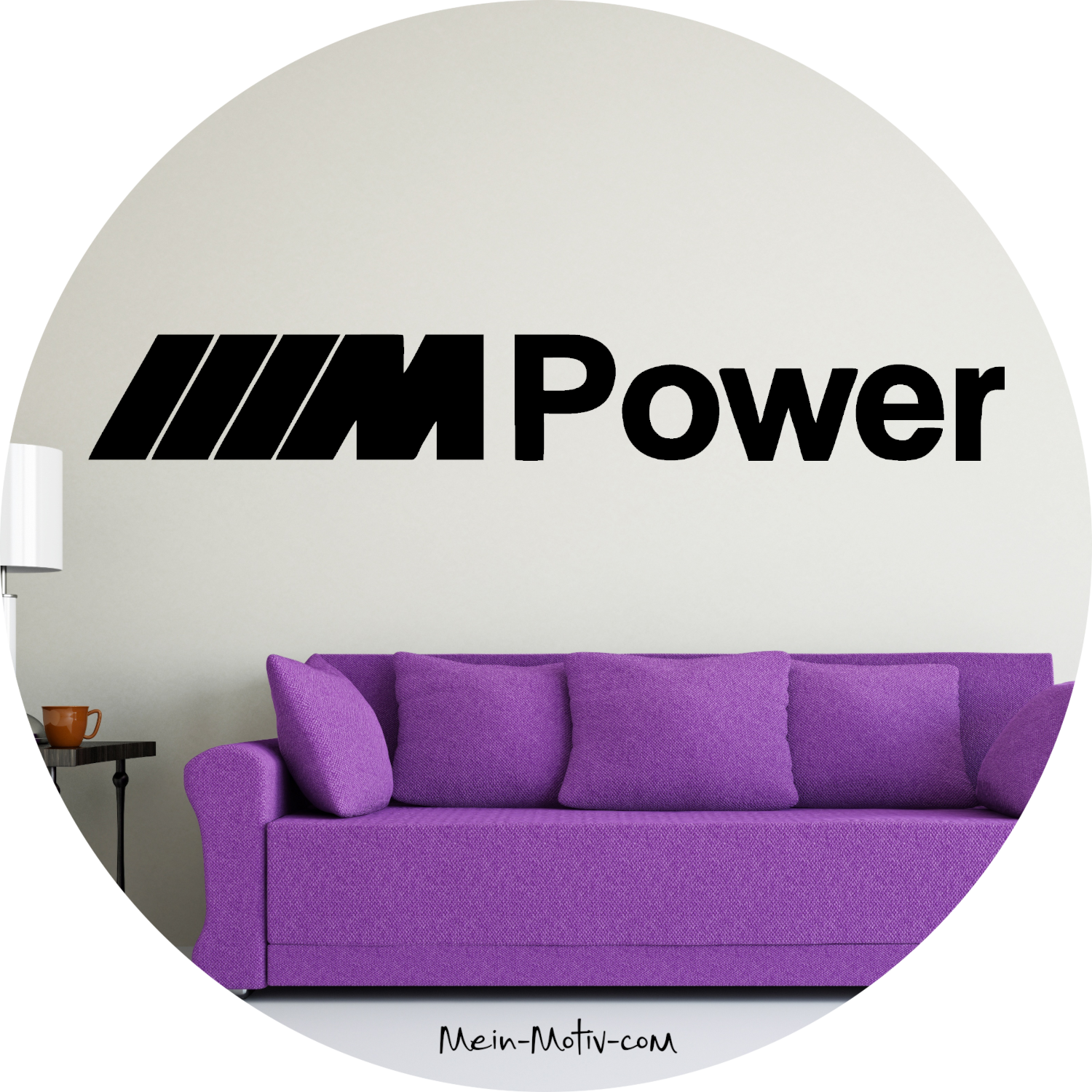 Wandtattoo BMW M Power